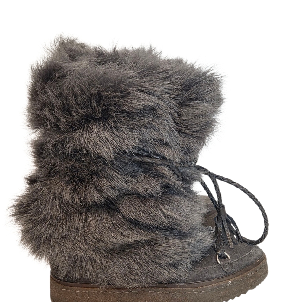 Frye Gail Shearling Tall Winter Boots Sz 7 - Picture 3 of 16